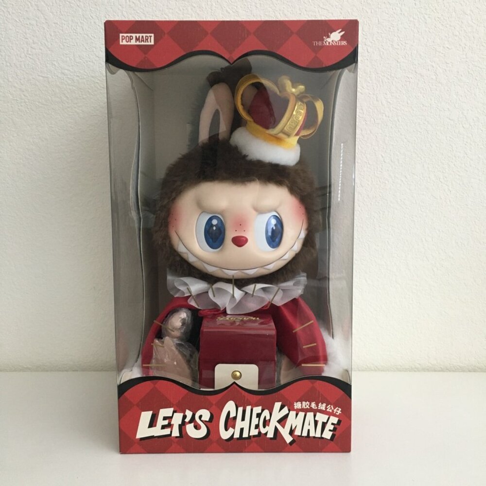 Pop Mart The Monsters Labubu – Let’s Checkmate King Vinyl Plush Doll (US Seller)